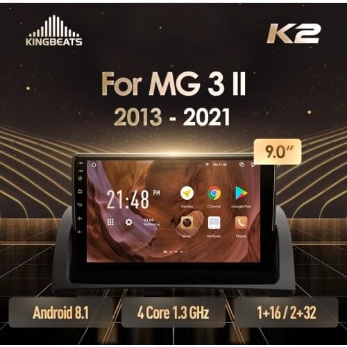 KingBeats Android Octa-Core head unit HU 4G in Dash Car Radio Multimedia Video Player Navigation GPS ForMG 3 II Cross 2013 - 2021 no dvd 2 din Double Din Android Car Stereo 2din