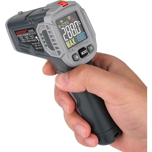 Laser Thermometer Gun Digital Infrared Thermometer LCD Temperature Meter Non-contact Pyrometer Termonetro 550℃ HABOTEST HT650