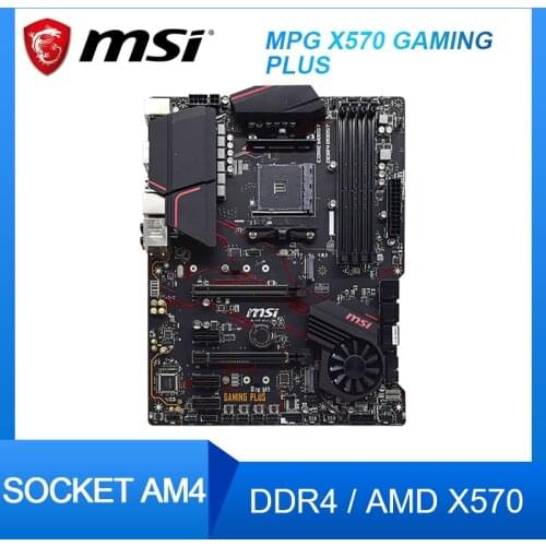 FOR MSI MPG X570 GAMING PRO CARBON WIF PC gaming motherboard AM4 X570 DDR4 AMD ATX Desktop Motherboard set