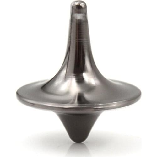 Hot Movie Totem Print Spinning Top Metal Gyro Great Accurate Silver Spinning Top