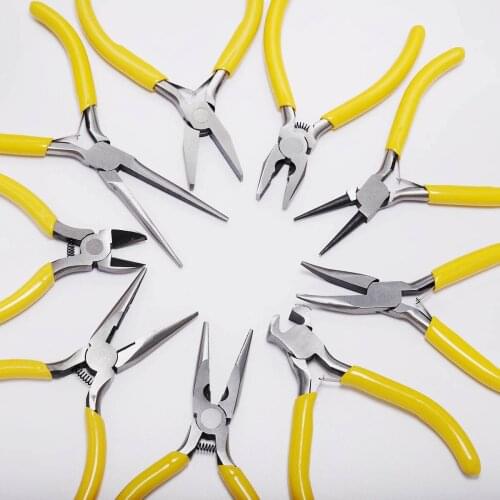 Multifunctional Hand Tools Earring Pliers Equipment Round Nose End Cutting Wire Pliers For DIY Jewelry Making Accessories Crafts