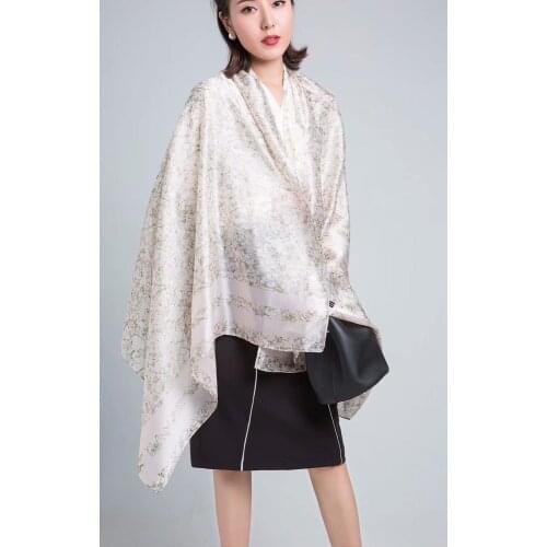 Soft Designer Silk Scarf Women Luxury Brand Pashmina Wraps and Shawls Long Bandana Foulard Ladies Hijab Scarves New