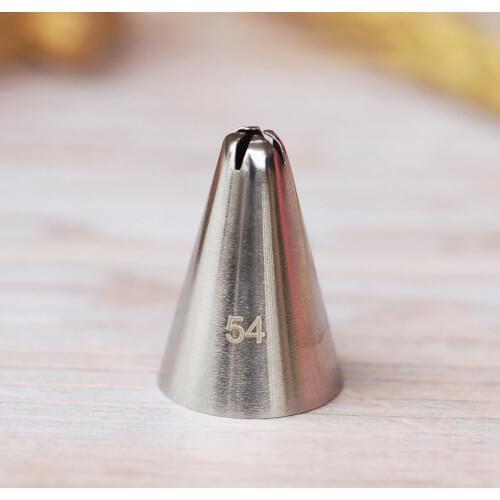 #54 Icing Tip Nozzle Cake Decorating Tips Stainless Steel Icing Fondant Piping Decorating Nozzle Tip Baking & Pastry Tools