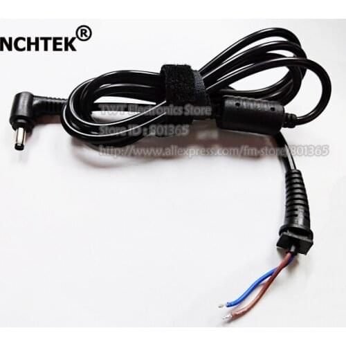 NCHTEK 90 Degree Angeld DC 4.0x 1.7mm Power Charger Connector Cord/Cable For HP Laptop, 4.0/1.7mm/Free shipping/10PCS
