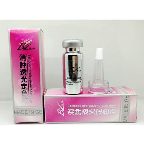 2Pcs/lot Permanent Makeup Eyebrow Fixed-line Agent Tattoo Colors Operation Repairing Cream Eyebrow Lips Assistence