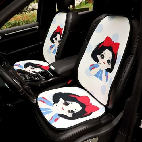 Car Seat Cushion Ice Silk Printing Kawaii Girl Summer Car Cool Cover Pad Decoration Car Assessoires Interior for Women Girls