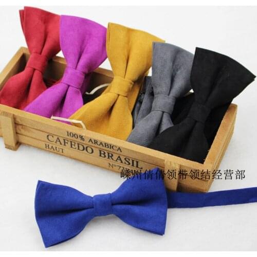 Plain Corduroy Bow Ties For Adults Mens Solid Bowties Tuxedo General Butterfly Jacquard Bowtie, 200pcs