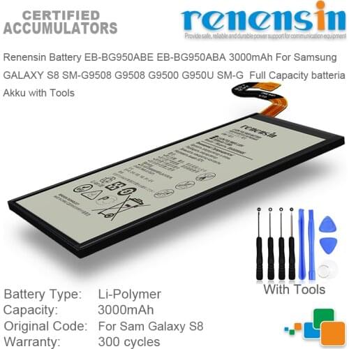 Renensin Samsung Galaxy S8 Batteries