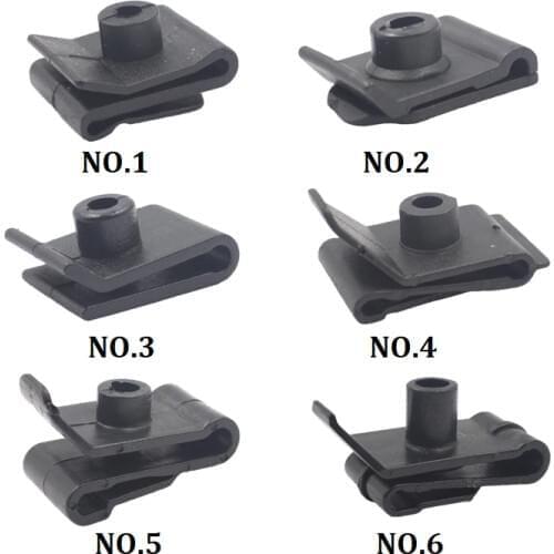 U-Type Nut Hood Fender lined Retaining Clip For Mazda Toyota Fastener Car Body