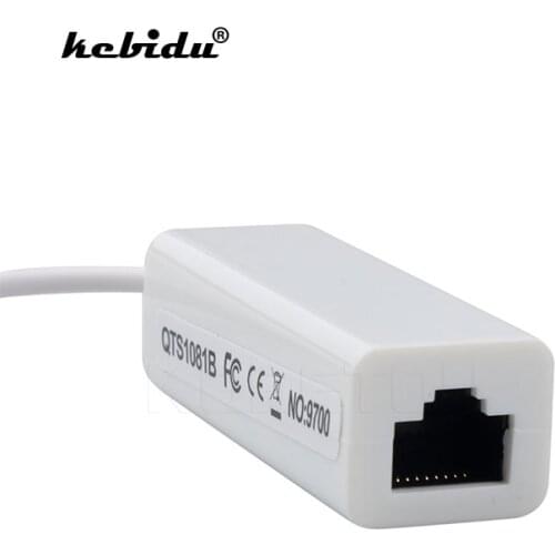 High speed Micro USB 2.0 Male To RJ-45 Female 5-Pin Ethernet LAN Network Card Adapter For Windows For Android PC Laptop Tablet