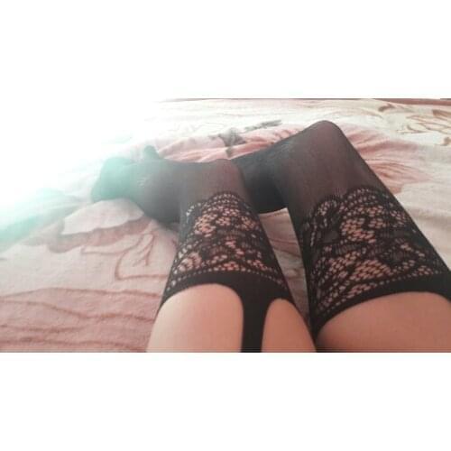 Sexy Black Fishnet Jacquard Stockings Pantyhose Tights Adult Women Plus Size Random Style