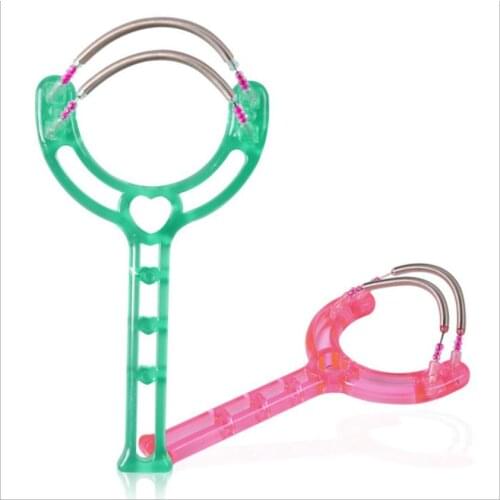 1 PC Handheld Double Springs Roller Face Hair Removal Epilator Hair Threader Facial Hair Removing Tool Random Color T0636