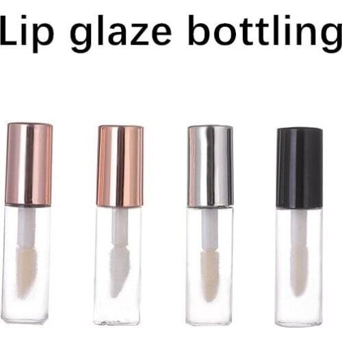 1pc Mini DIY Lip Balm Tube Container with Cap Empty Lipstick Bottle Lipgloss Tube Cosmetic Sample Container Refillable Bottles