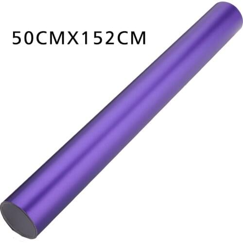 1pc 152x50cm PVC Purple Car Auto Candy Gloss Metallic Chrome Car Vinyl Wrap Film Air Release DIY Scooter Motorcycle Sticker