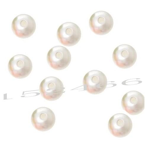 5mm 100pcs/lot Ivory/White Color ABS Beads, Round Beads *crafts materials Round Imitation Plastic Pearl Beads