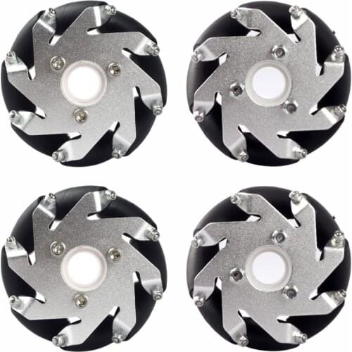60mm Aluminum LEGO Compatible Mecanum wheel set(2Left,2Right) Basic 14159