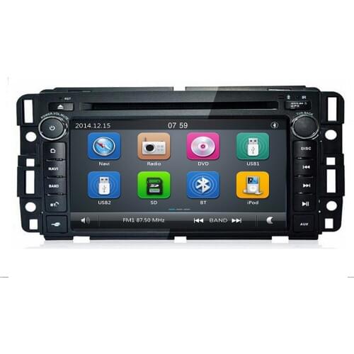 Car CD DVD Player GPS Navigation for Jeep Grand Cherokee GMC Yukon Tahoe 2006-2012 IPS Screen 1080P Video Headunit
