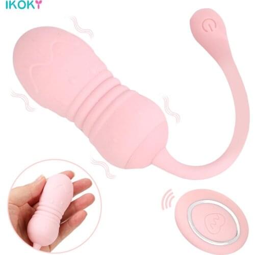 Wireless Telescopic Vibrators for Women Dildos Anal Plug Female Vaginal Balls Clitoris Massage Erotic Sex Toys Adults Products