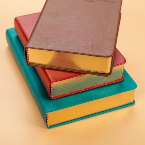 A5 size Blank Notebook Extra Thick 300 Sheets Student Sketch Book Hand Drawn White Paper Hand Account Notepad