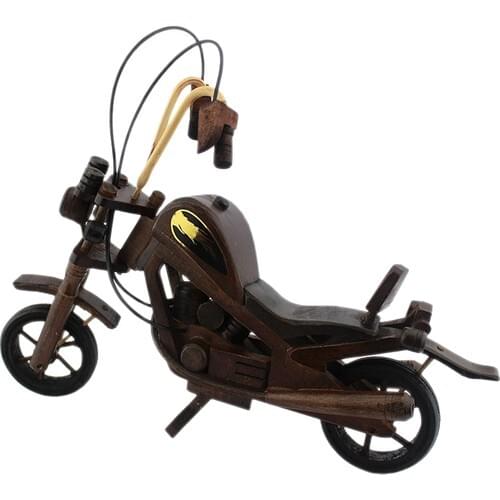 Wood Handmade Motorcycle Trinket Medium Size 30Cm