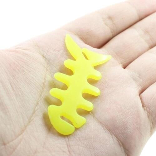 10PCS Fish Bone Earphone Cable Winder Cord Organizer Headphone Mouse Computer Cable For Phone Tablet Holder U9Y4
