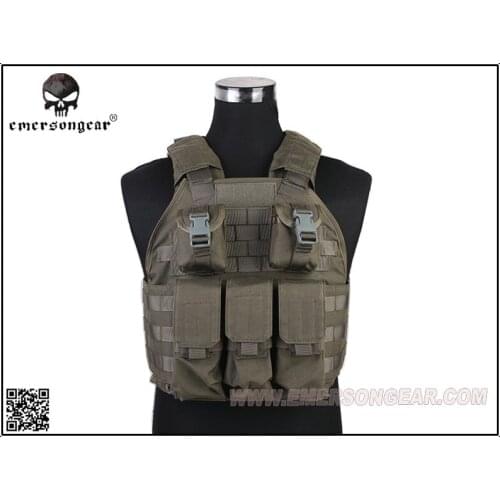 Emerson SPC Tactical Vest Airsoft Molle Military Combat Vest Foliage Green EM7320