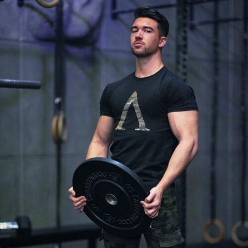 Slim Mens T Shirts Dropped Shoulder Short Sleeve Tops Summer New Men Europe And America Male Tee Cotton T-shirt Brand