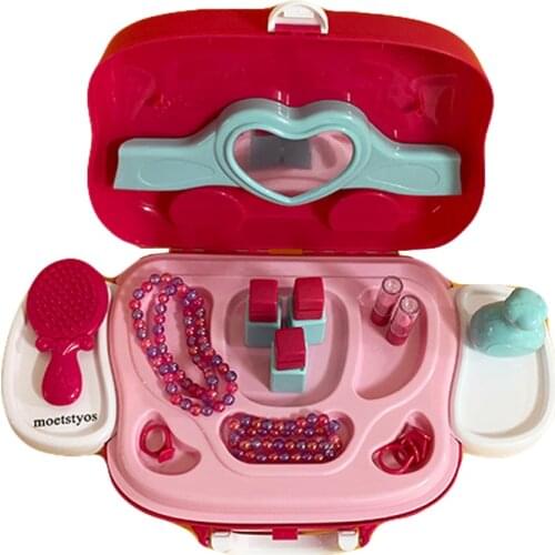 Moetstyos Girls Makeup Set Princess Cosmetic Make Up Set For Kids Pretend Play Make Up Toys For Kids Kids Princess Dress Up