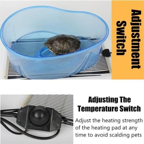 Heating Terrarium Reptiles Heat Mat Climbing Pet Heating Warm Pads Adjustable Temperature Controller Mats Reptiles Supplies