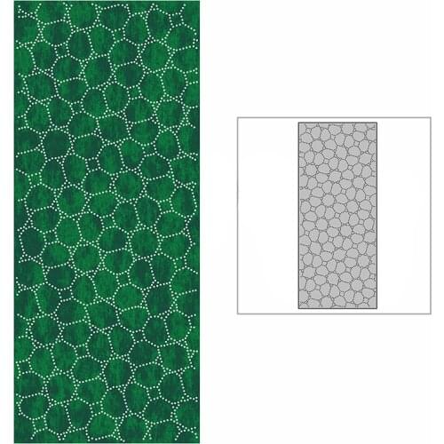 New Slim Dotted Delicate Hole Background Panel 2021 Metal Cutting Dies for DIY Scrapbooking and Card Making Embossing Craft Set
