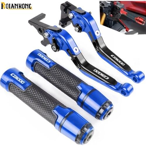 Motorcycle Handle Lever CNC Adjustable Brake Clutch Lever Handgrip For Honda CB1000 BIG ONE ABS SC30 1993 1994 1995 1996 CB 1100