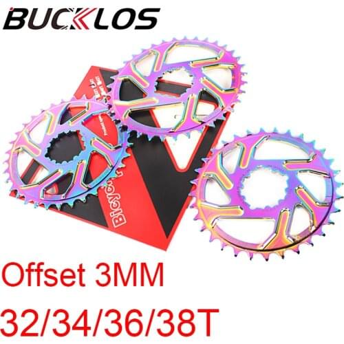GXP MTB crankset Narrow Wide bike chainring Offset 3mm Aluminum 7075-T6 32-38T chainwheel For GXP XX1 X9 XO X01 Bicycle Parts