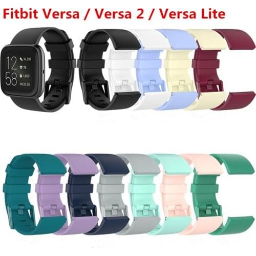 Silicone Bracelet for Fitbit versa 2 Replacement Wrist Strap Smart sport watch band Bracelet accessories for versa/versa lite