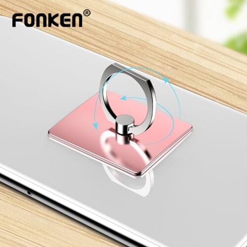 FONKEN Rotating Phone Holder Anti Fall Ring Phone Holder For Xiaomi Huawei Samsung Portable Phone Mount Stand Desk Lazy Holder