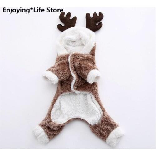 Winter Cat Clothes Warm Hair Pet Clothing Kitten Kitten Jumpsuit Clothing Cat Coat Jacket Pet Dog Clothes