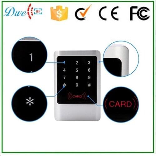 125khz em id wg26 wg 34 touch type keypad rfid reader with backlight for access control system
