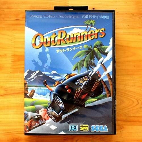 Out Runners 16 Bit SEGA MD Game Card With Retail Box For Sega Mega Drive For Genesis