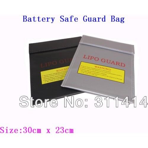 2pcs/lot LiPo RC Battery Safe Guard Bag Charging Sack Save Pack 30cm x 23cm High Quality + Free Shipping
