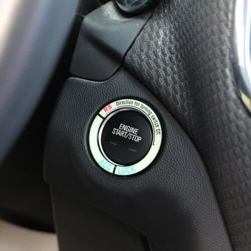 Car One Button Lgnition Key Decorative Ring Cover for Honda Civic Accord Fit CRV Opel Mokka Antara Astra Vectra Corsa