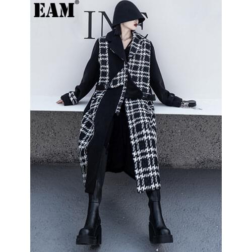 Женские твидовые пальто EAM China At AliExpress