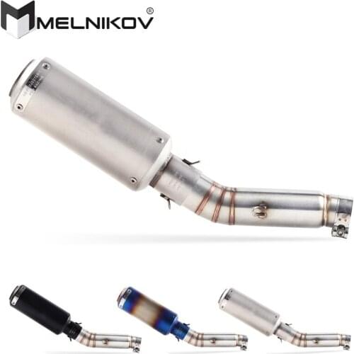 Motorcycle Exhaust Muffler Link Middle Pipe Slip On For HONDA CBR400 CB500R CBR500R CB400X CB500X Cbr500 2013 To 2020 Exhaust