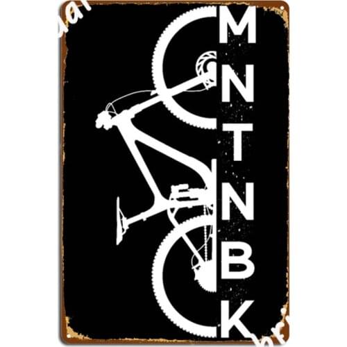 Mountain Bike Cycling Bicycle Downhill Mtb Metal Signs Plaques Kitchen Customize pub Tin sign Posters