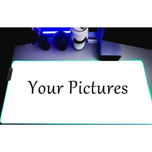 Predator Warrior Movie Computer Mousepad RGB Gaming Mouse Pad XXL Gamer Large Mause Mat RGB Mousepad Desk Mat With LED Backlit