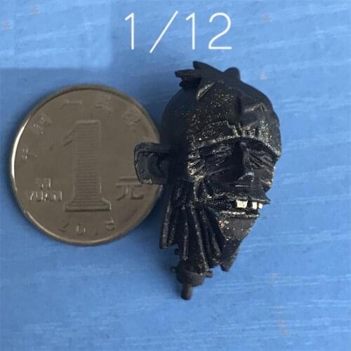 1/12th JC Toys 3ATOYS Jesus Zombie Head Sculpture Grunge Style For Usual 6inch Doll Figures Collection