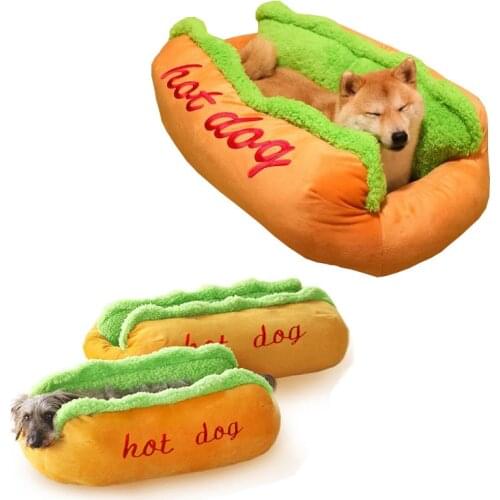Hot Dog Bed various Size Large Dog Lounger Bed Kennel Mat Soft Fiber Pet Dog Puppy Warm Soft Bed House Product For Dog And Cat