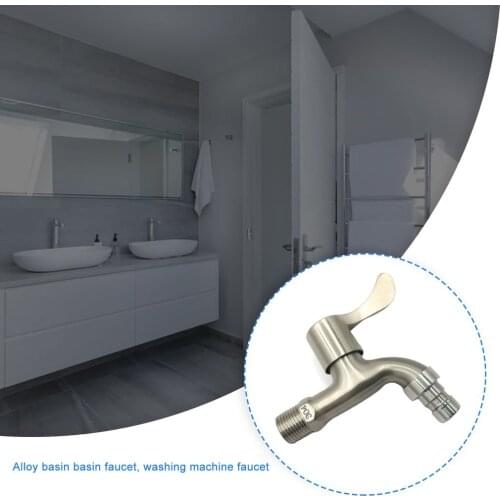 Wall Mount Washing Machine Faucet Stainless Steel Laundry Bathroom Bibcock Garden Faucet Balcony Water Tap Bathroom accessories