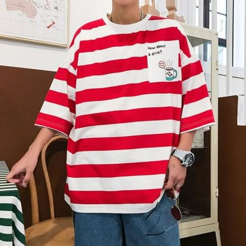 Мужские полосаты футболки Olome China At AliExpress