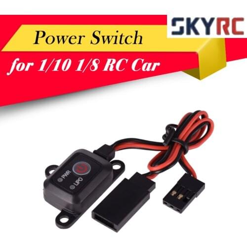 SKYRC Power Switch On/Off MCU Controlled LIPO NIMH Battery for 1/10 1/8 RC Car Helicopter