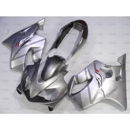 For Honda Cbr600 2004 - 2007 Plastic Fairings CBR600F4i 06 07 Full Body Kits CBR600F4i 2007 Silver Black Motorcycle Fairing