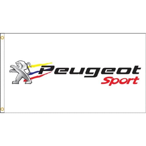 90x150cm Peugeot Car Sport Racing flag